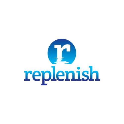 The replenish foundation logo